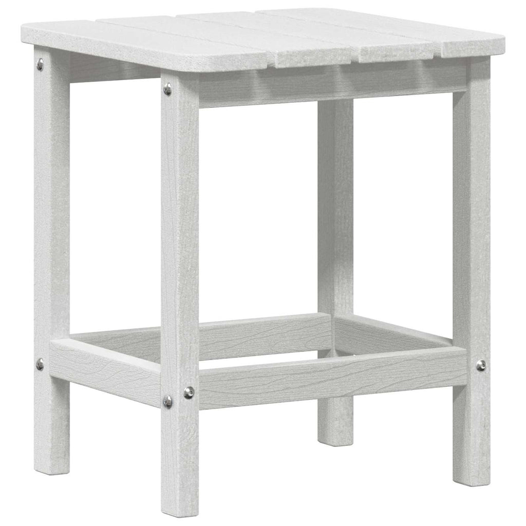 vidaXL Stolik boczny Biały 38 x 38 x 46 cm Polietylen