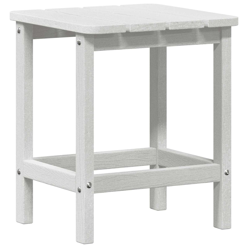 vidaXL Stolik boczny Biały 38 x 38 x 46 cm Polietylen