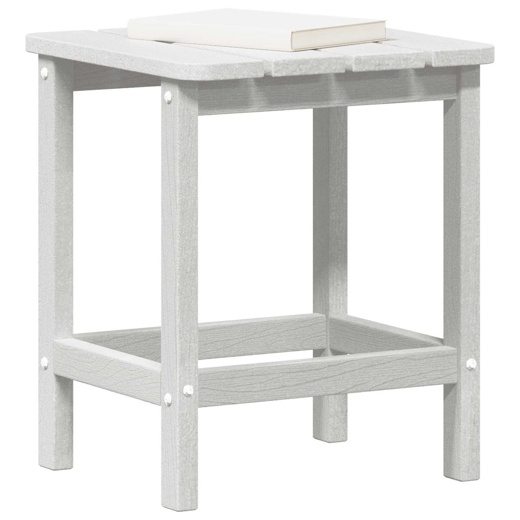 vidaXL Stolik boczny Biały 38 x 38 x 46 cm Polietylen