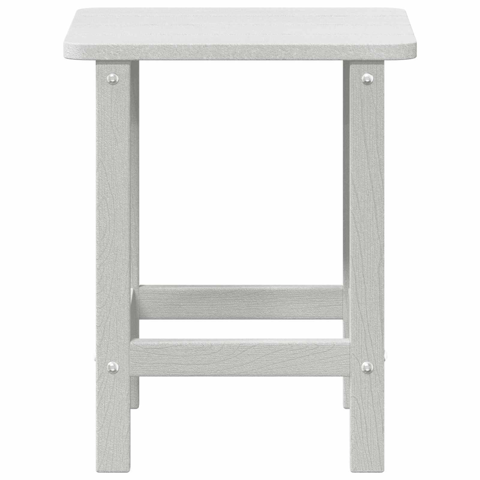 vidaXL Stolik boczny Biały 38 x 38 x 46 cm Polietylen