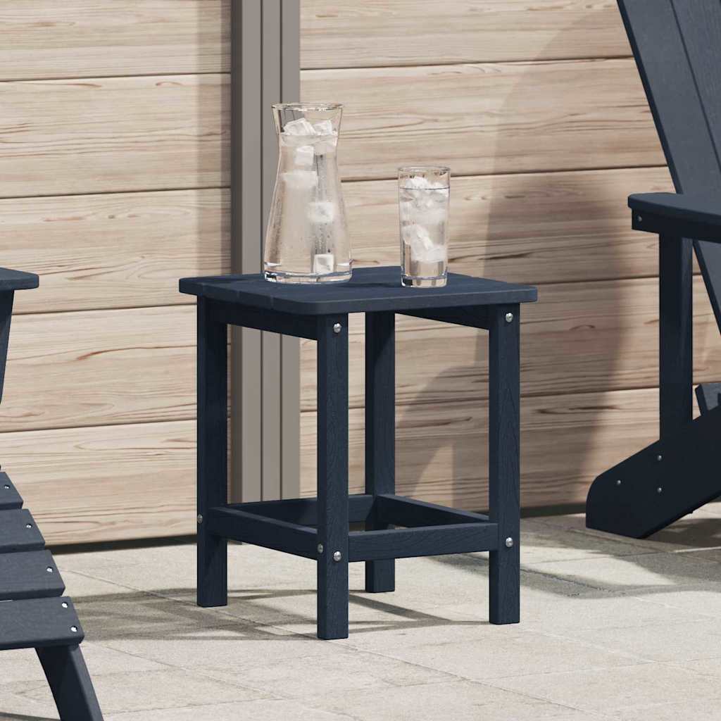 vidaXL Stolik boczny Granatowy 38 x 38 x 46 cm Polietylen