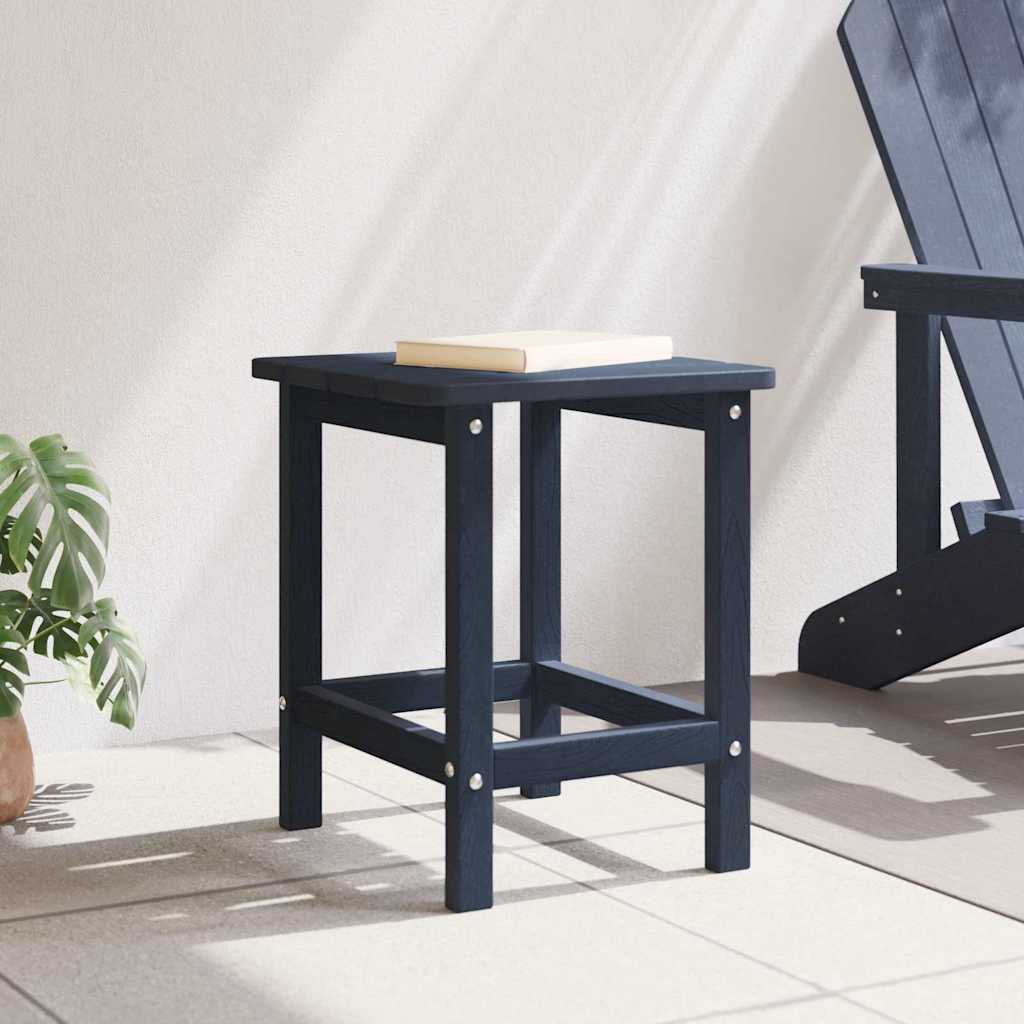vidaXL Stolik boczny Granatowy 38 x 38 x 46 cm Polietylen