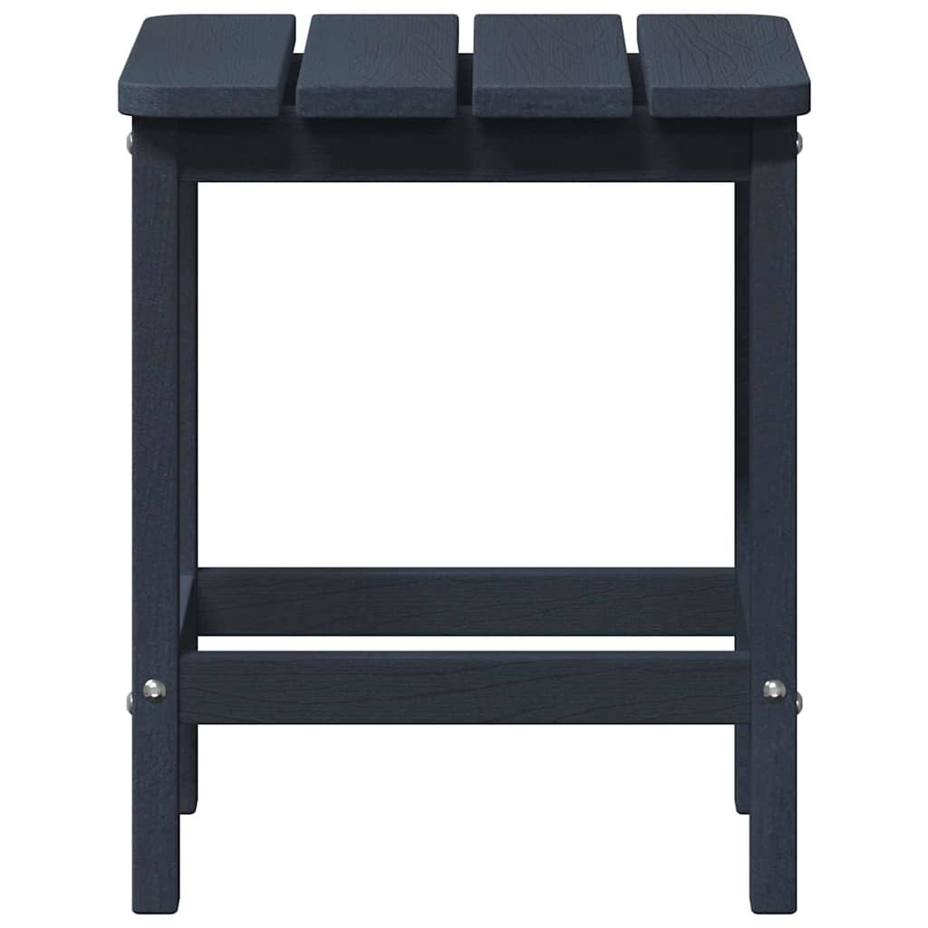 vidaXL Stolik boczny Granatowy 38 x 38 x 46 cm Polietylen