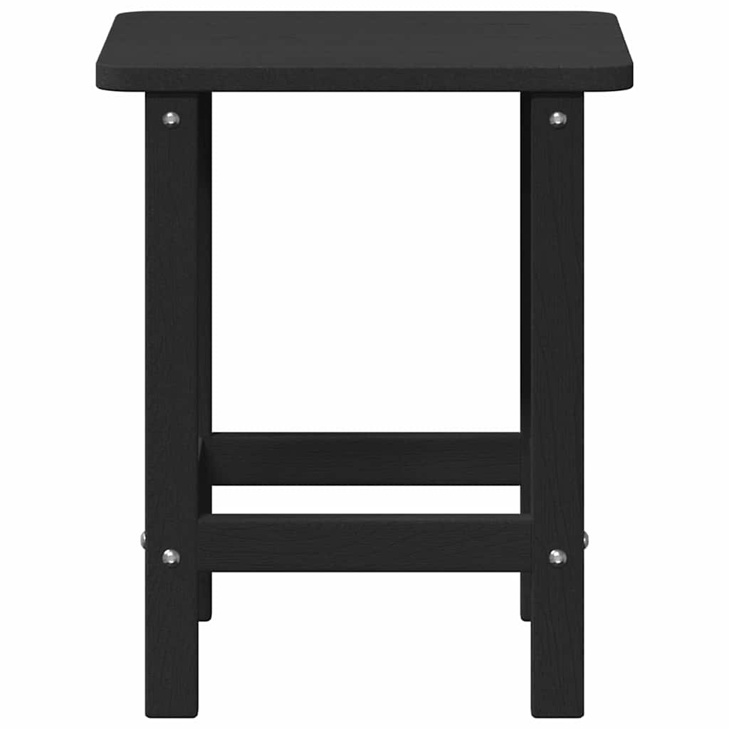 vidaXL Stolik boczny Czarny 38 x 38 x 46 cm Polietylen