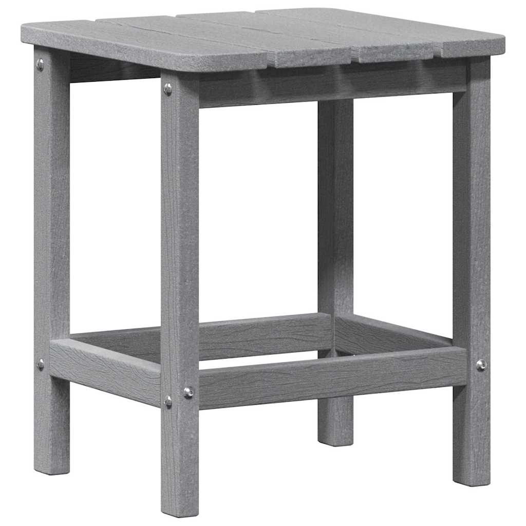 vidaXL Stolik boczny Jasnoszary 38 x 38 x 46 cm Polietylen