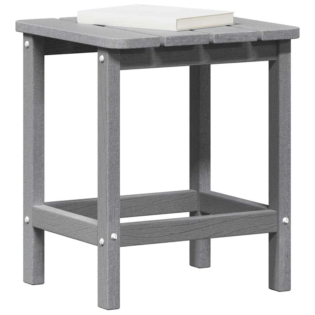 vidaXL Stolik boczny Jasnoszary 38 x 38 x 46 cm Polietylen