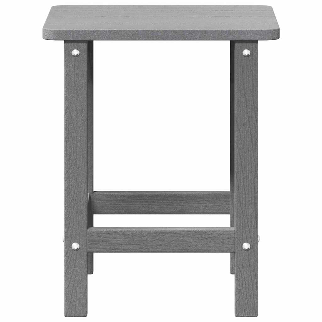 vidaXL Stolik boczny Jasnoszary 38 x 38 x 46 cm Polietylen