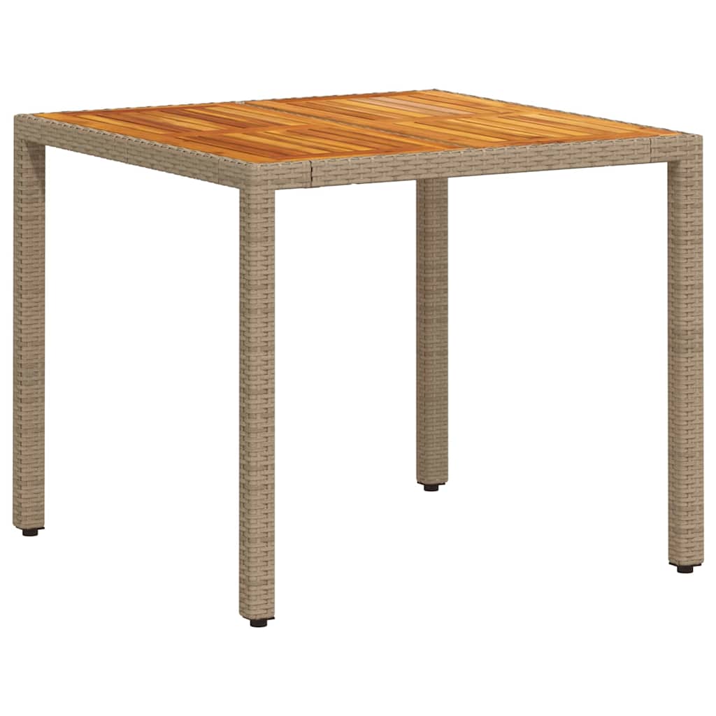 vidaXL Zestaw do jadalni w ogrodzie 3 pcs Beżowy polirattan