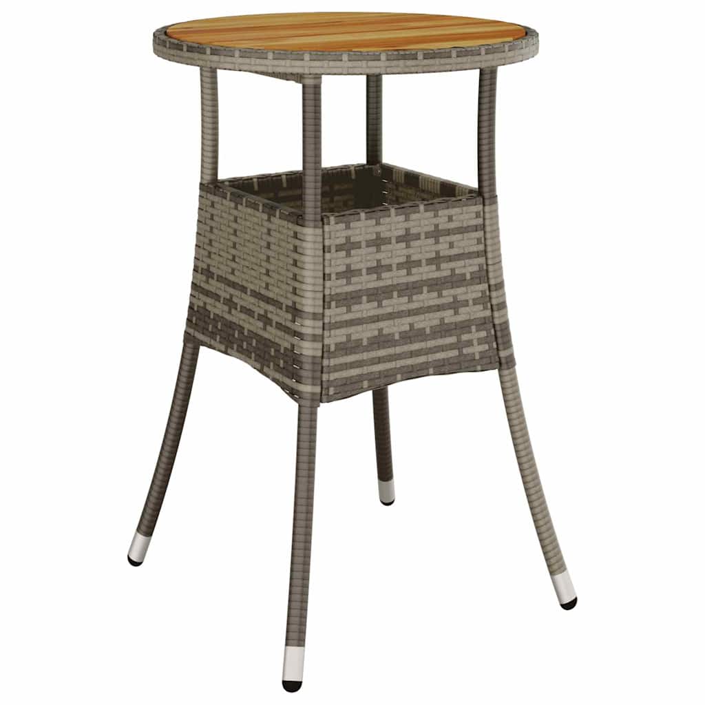 vidaXL Zestaw do jadalni w ogrodzie 5 pcs Szary polirattan