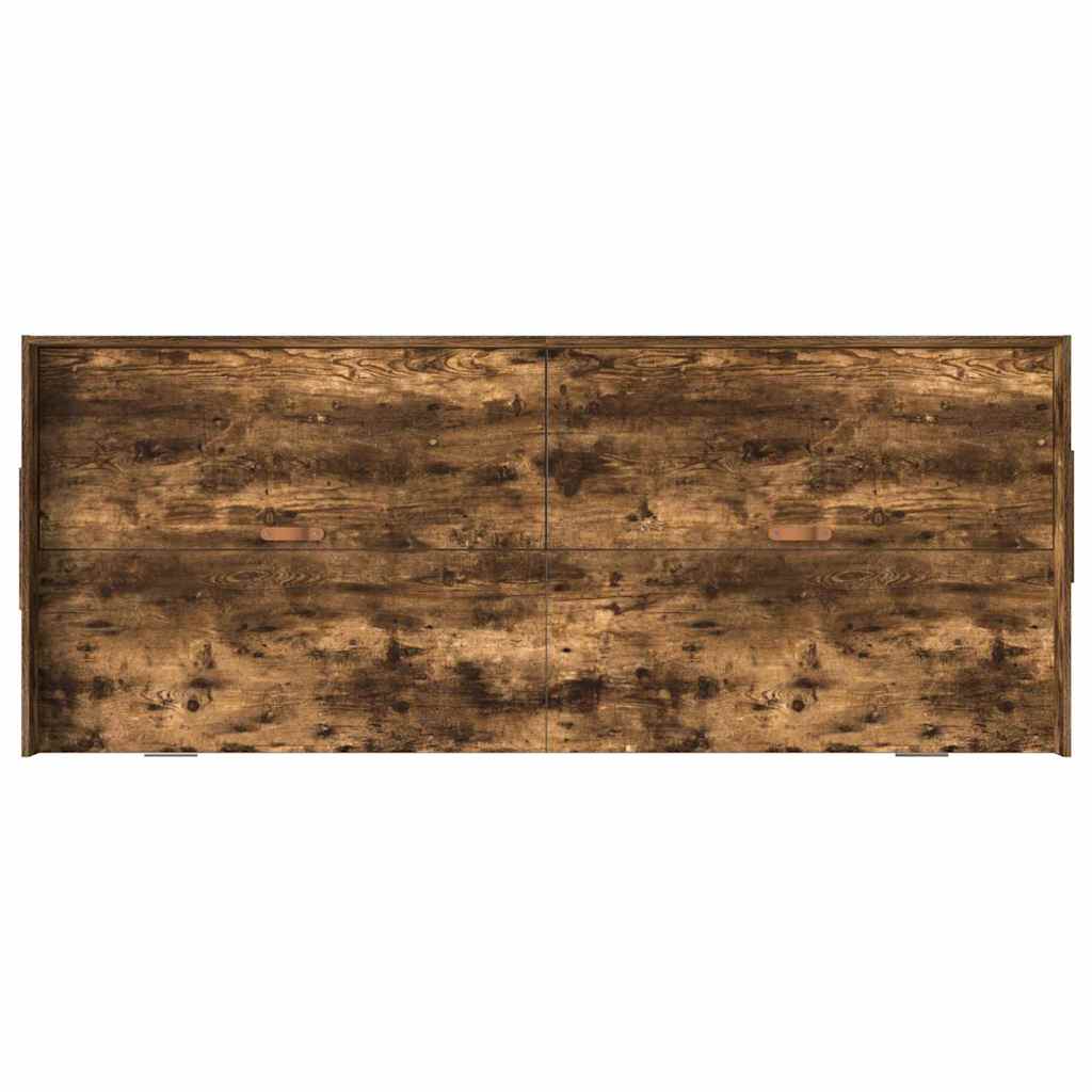 vidaXL Ramka łóżka Dąb wędzony 80 x 200 cm Materiał drewnopochodny