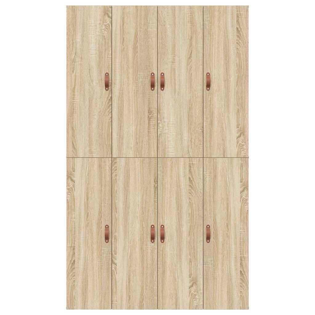 vidaXL Rama łóżka z miejscem na przechowywanie Dąb Sonoma 120 x 200 cm