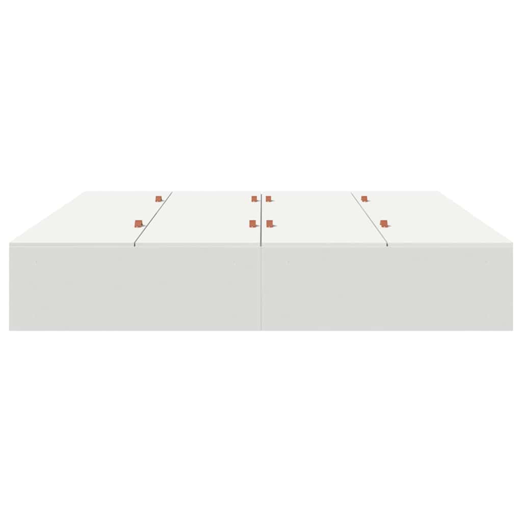 vidaXL Rama łóżka z miejscem na przechowywanie Biały 180 x 200 cm