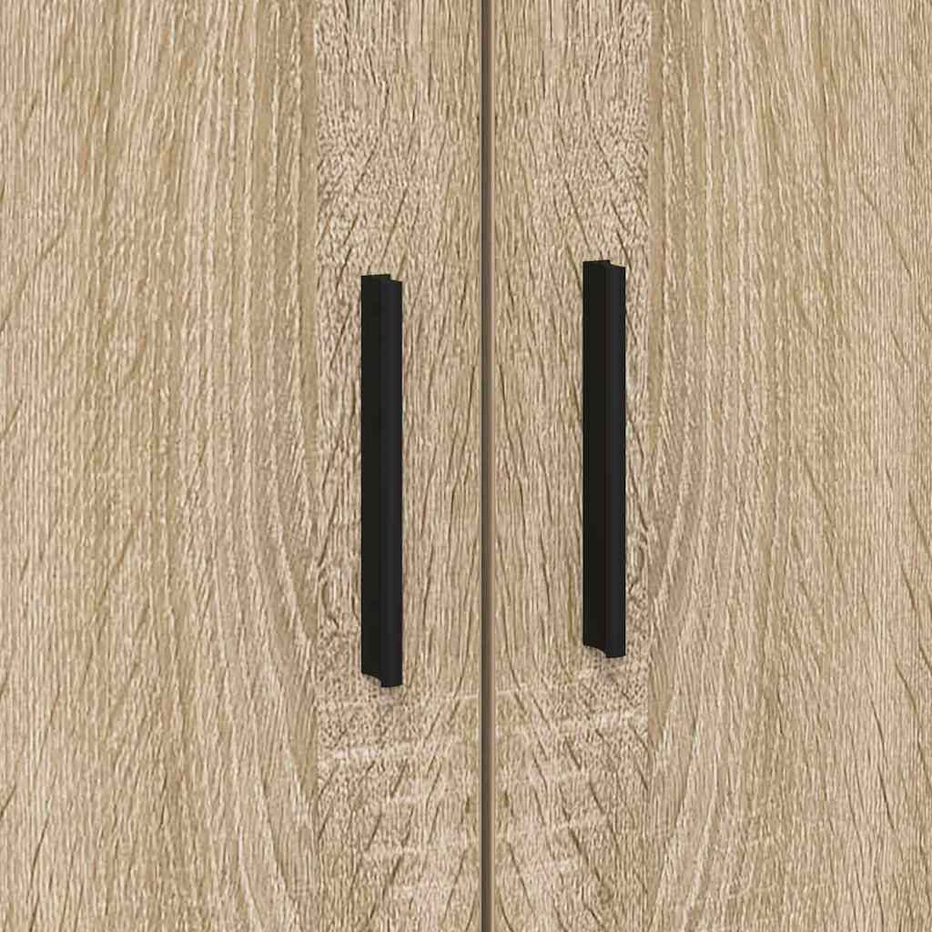 vidaXL Rama łóżka z miejscem na przechowywanie Dąb Sonoma 80 cm
