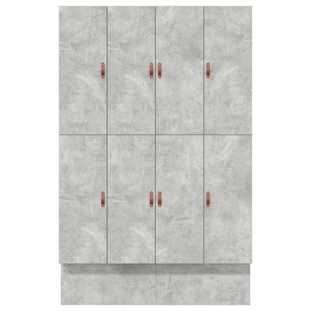vidaXL Rama łóżka z miejscem na przechowywanie Betonowy szary 150 cm
