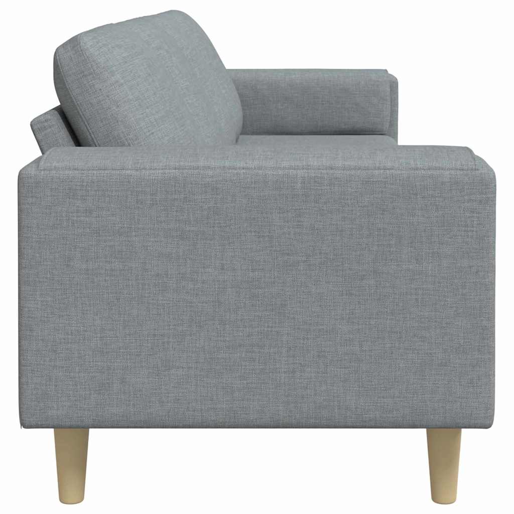 vidaXL Sofa do salonu Jasnoszary 250 x 77 x 76 cm Poliester