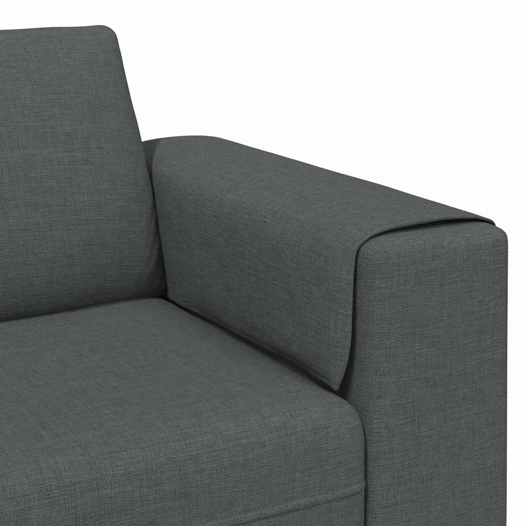 vidaXL Sofa do salonu Ciemnoszary 250 x 77 x 76 cm Poliester