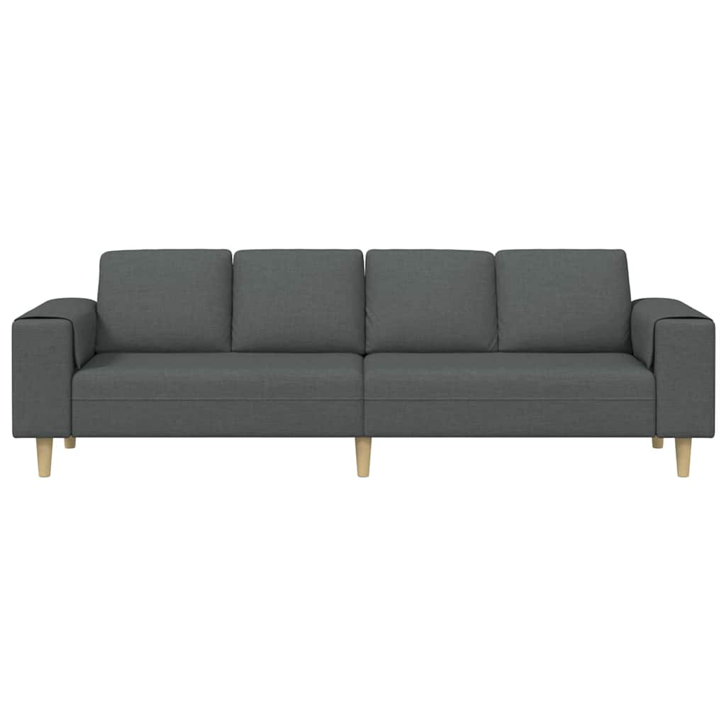 vidaXL Sofa do salonu Ciemnoszary 250 x 77 x 76 cm Poliester