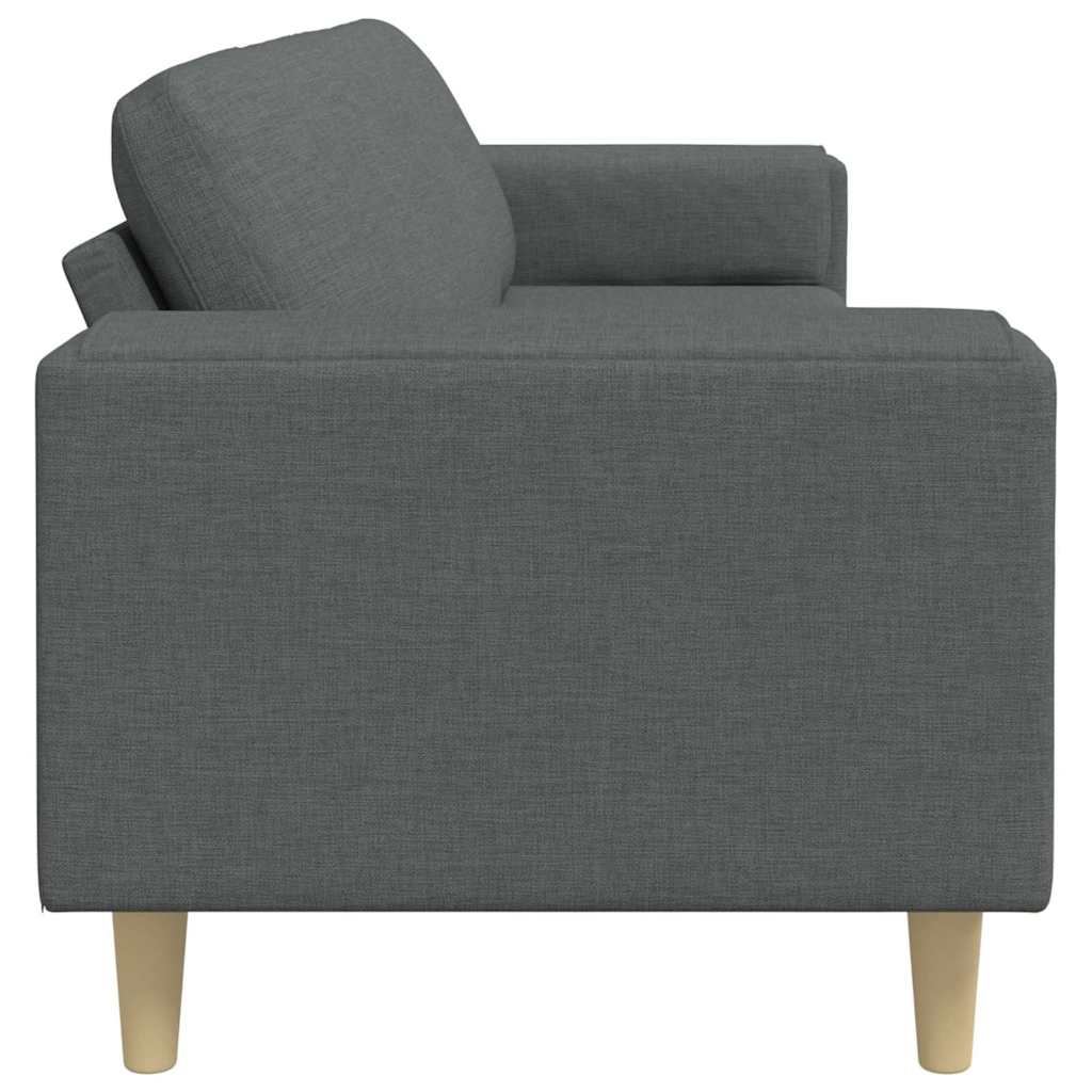 vidaXL Sofa do salonu Ciemnoszary 250 x 77 x 76 cm Poliester