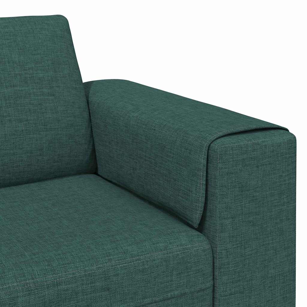 vidaXL Sofa do salonu Ciemna zieleń 250 x 77 x 76 cm Poliester