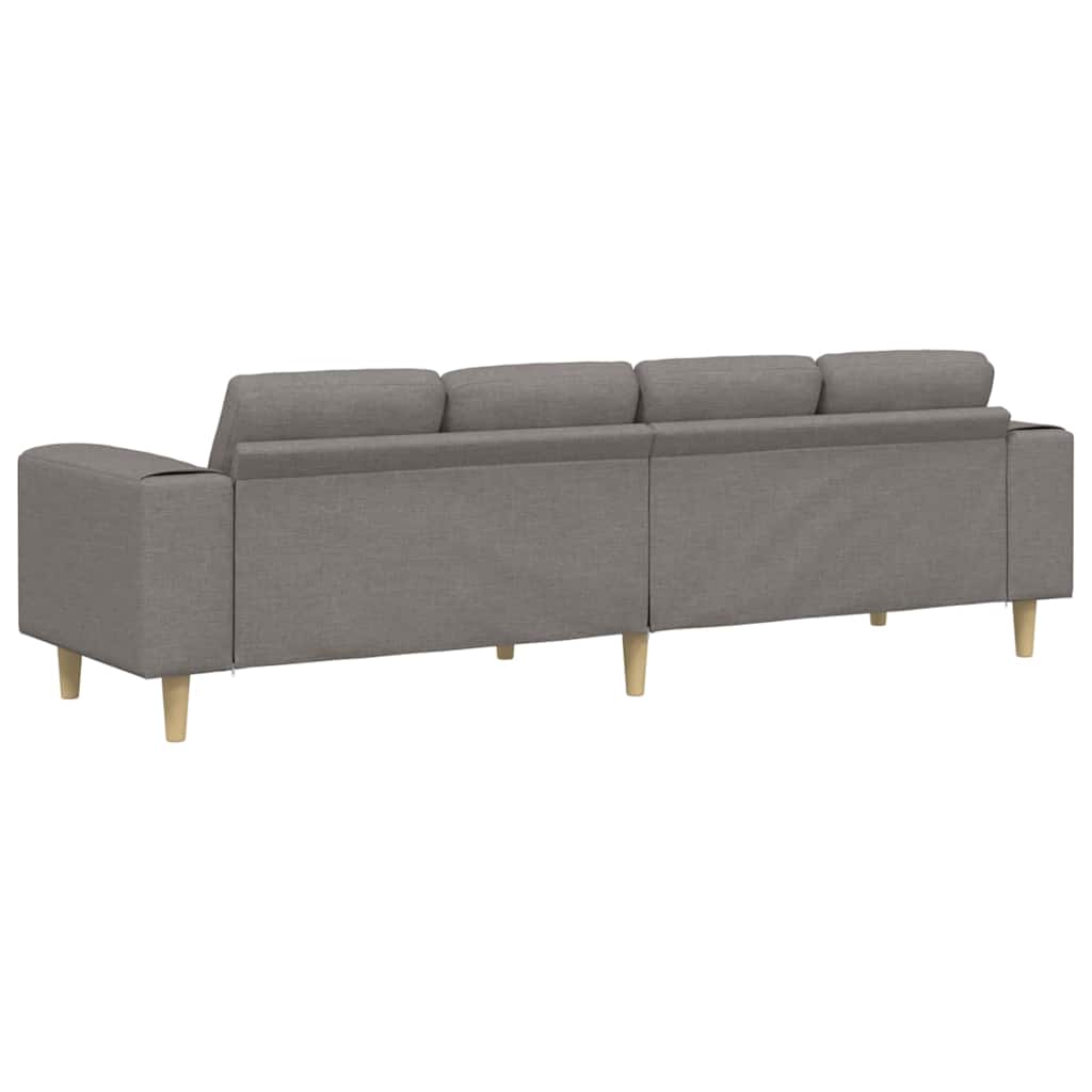 vidaXL Sofa do salonu Ciemnoszary 250 x 77 x 76 cm Poliester
