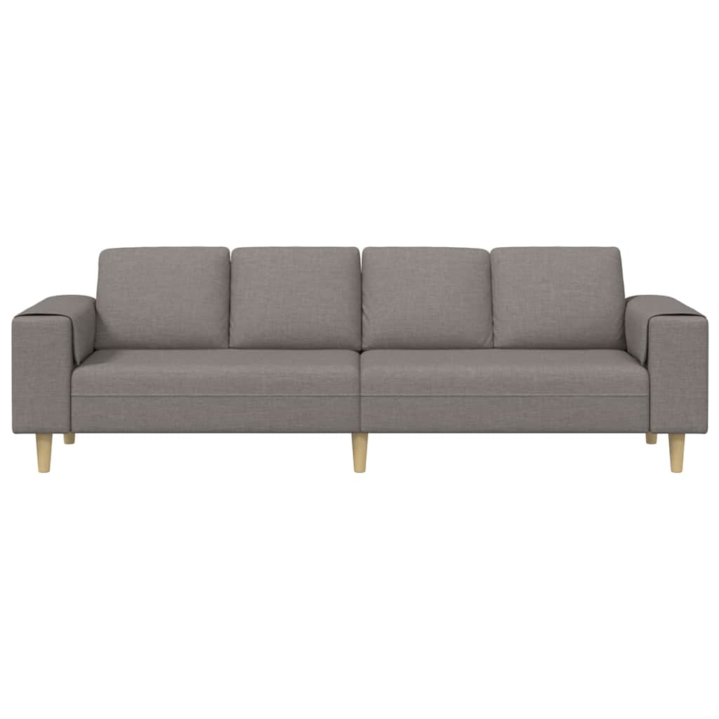 vidaXL Sofa do salonu Ciemnoszary 250 x 77 x 76 cm Poliester