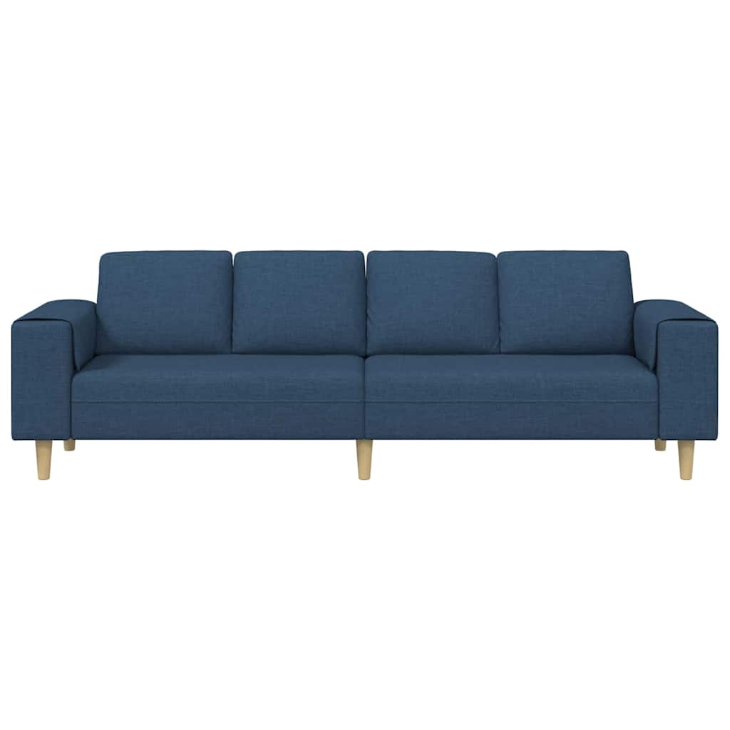 vidaXL Sofa do salonu Niebieski 250 x 77 x 76 cm Poliester