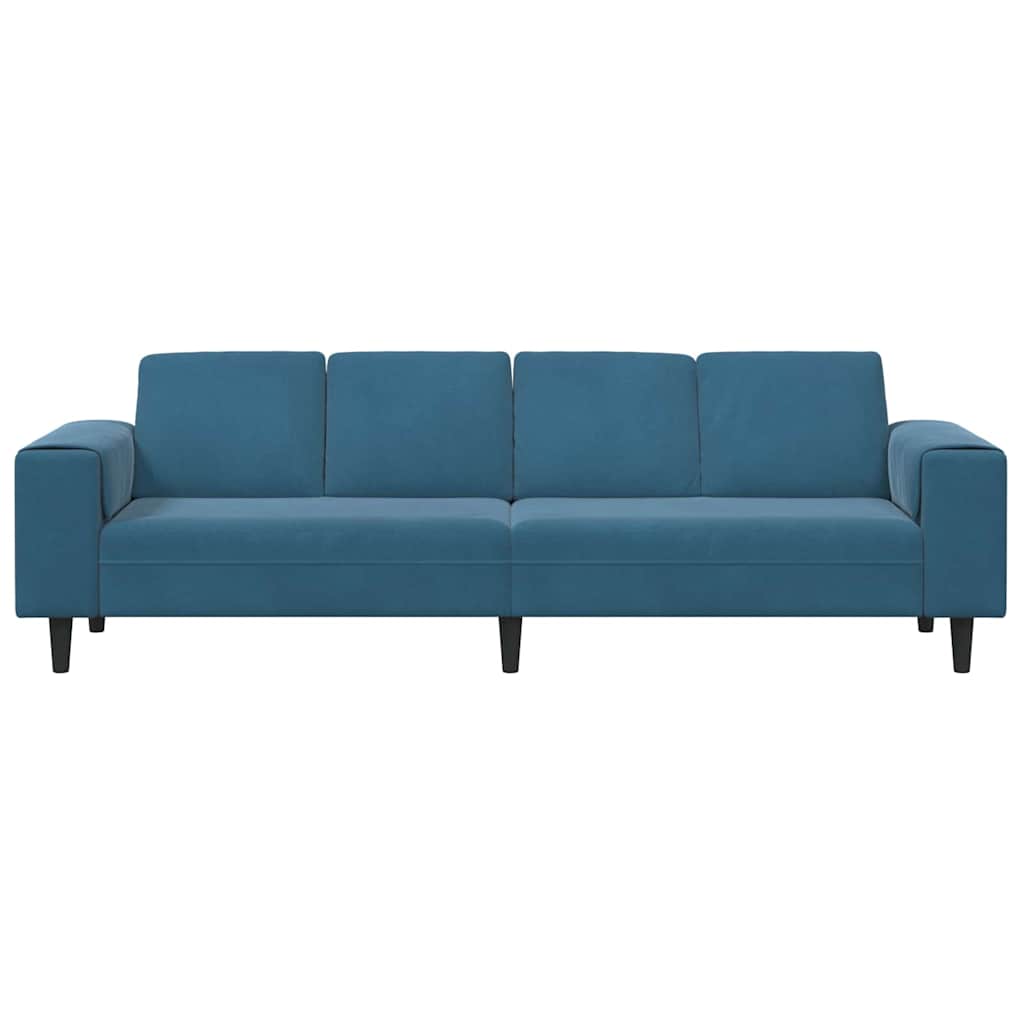 vidaXL Sofa do salonu Niebieski 250 x 77 x 76 cm