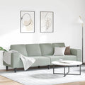 vidaXL Sofa do salonu Jasnoszary 250 x 77 x 76 cm