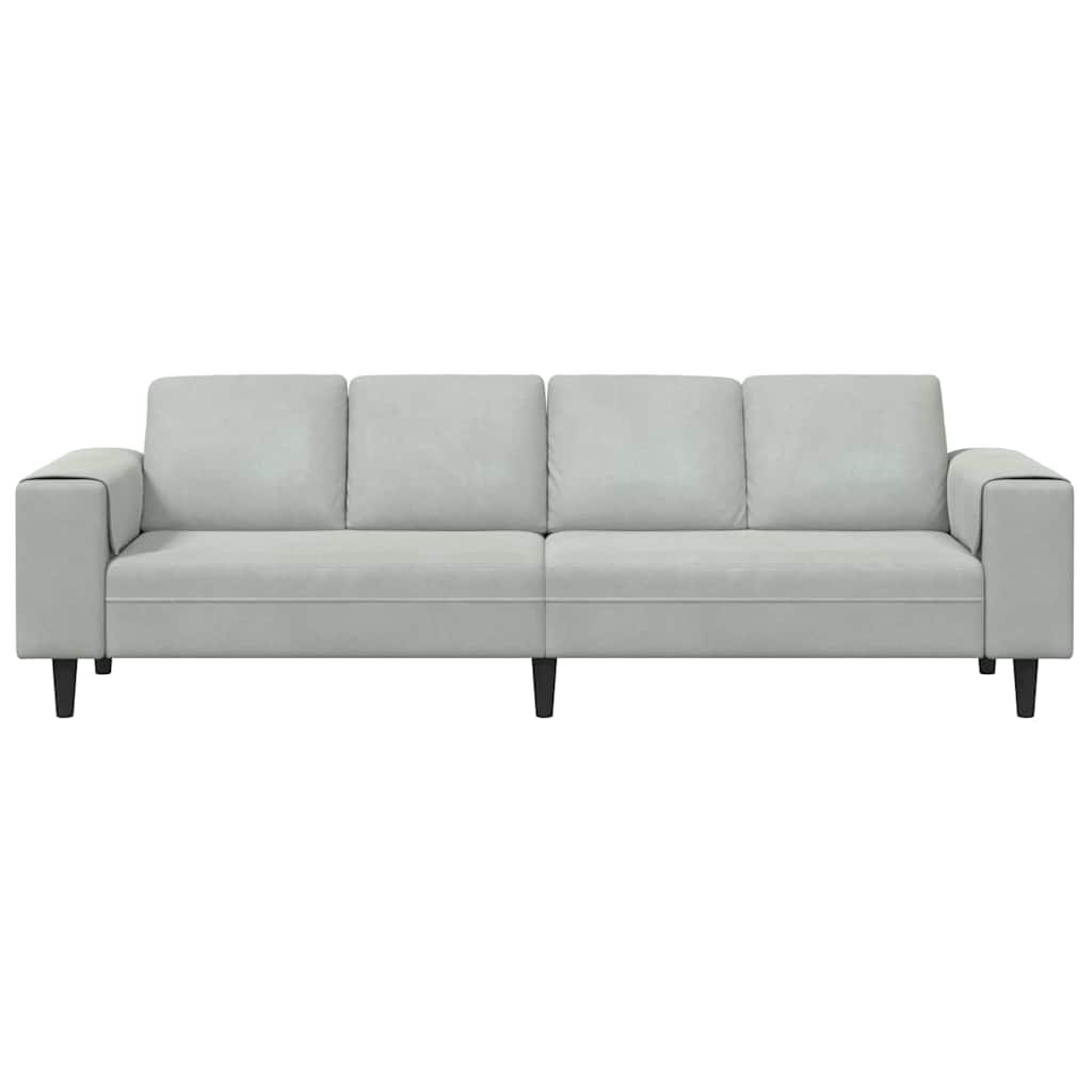 vidaXL Sofa do salonu Jasnoszary 250 x 77 x 76 cm