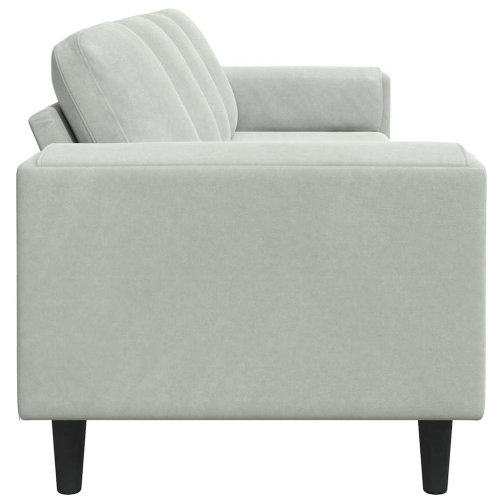 vidaXL Sofa do salonu Jasnoszary 250 x 77 x 76 cm