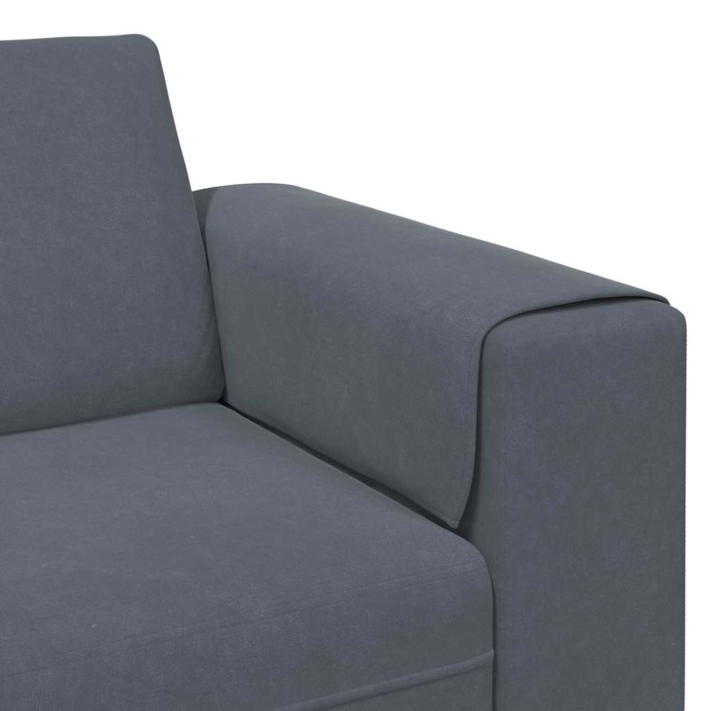 vidaXL Sofa do salonu Ciemnoszary 250 x 77 x 76 cm