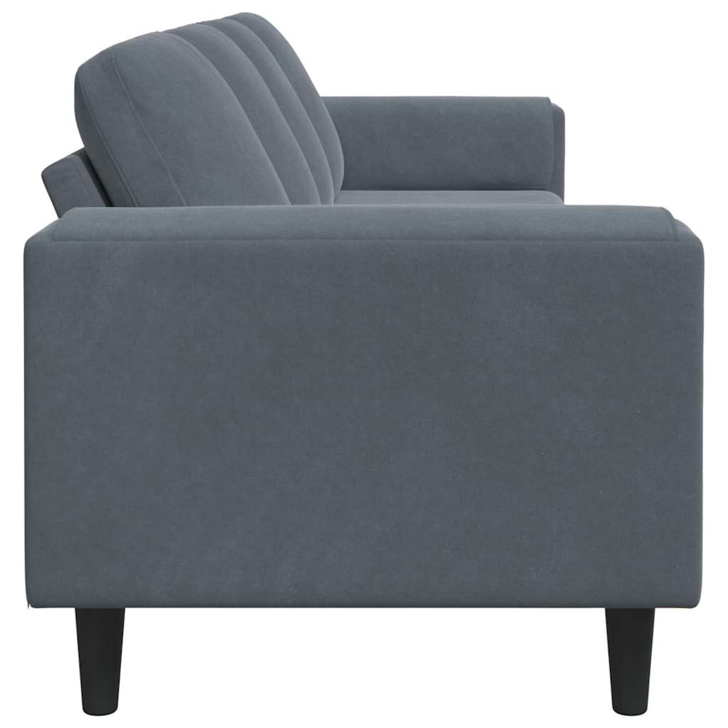 vidaXL Sofa do salonu Ciemnoszary 250 x 77 x 76 cm