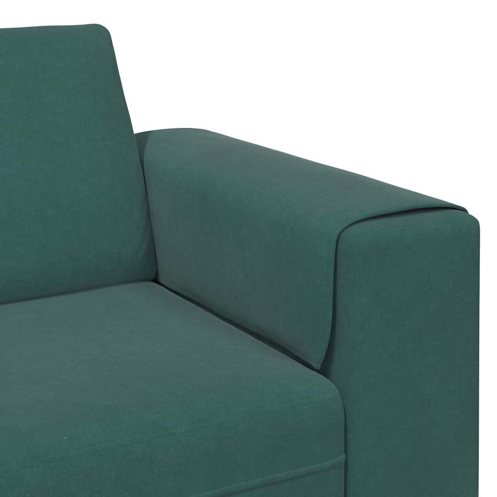 vidaXL Sofa do salonu Ciemna zieleń 250 x 77 x 76 cm