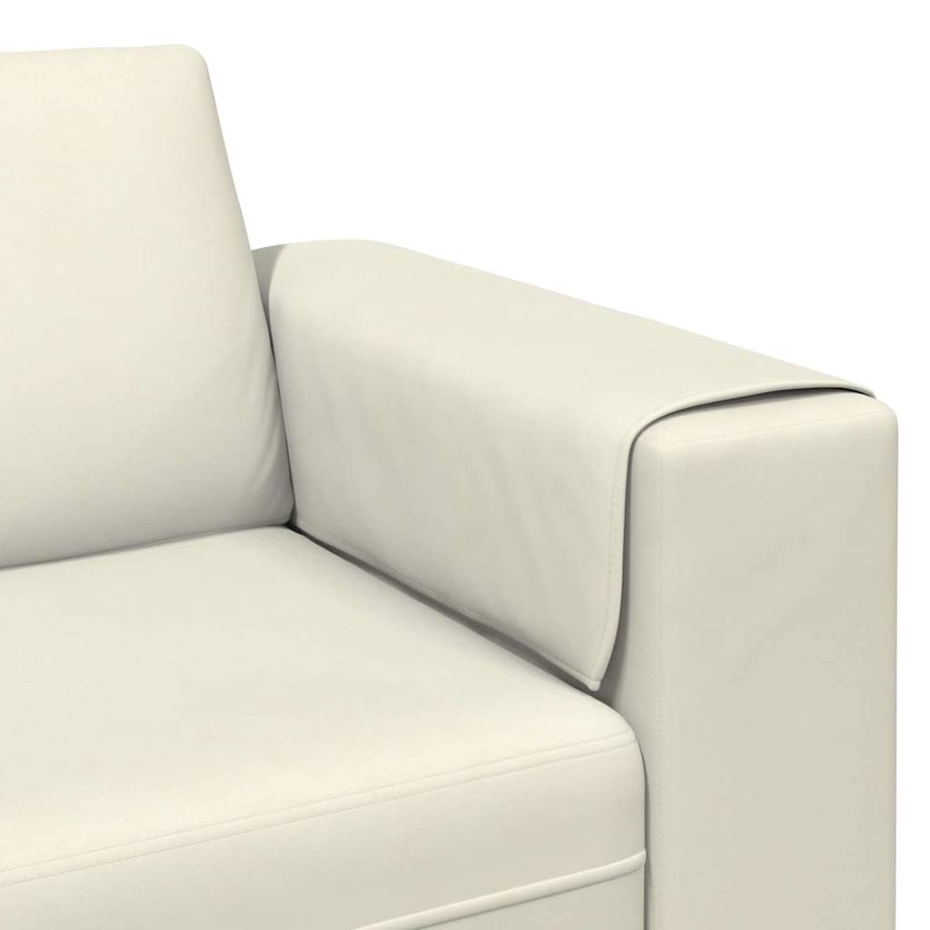 vidaXL Sofa do salonu Kremowy 250 x 77 x 76 cm