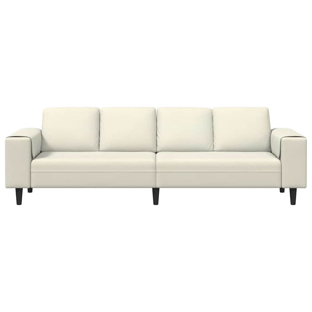 vidaXL Sofa do salonu Kremowy 250 x 77 x 76 cm