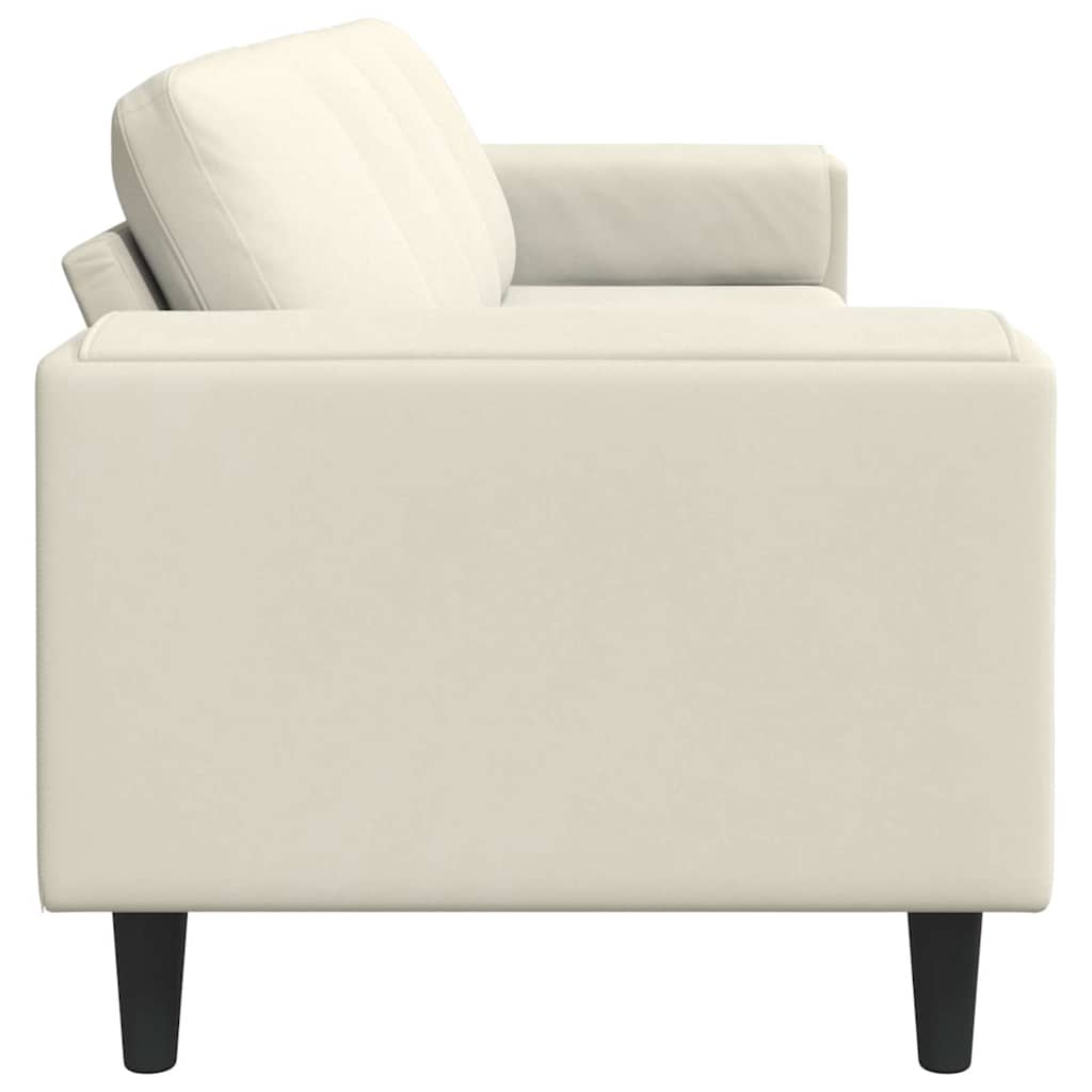 vidaXL Sofa do salonu Kremowy 250 x 77 x 76 cm