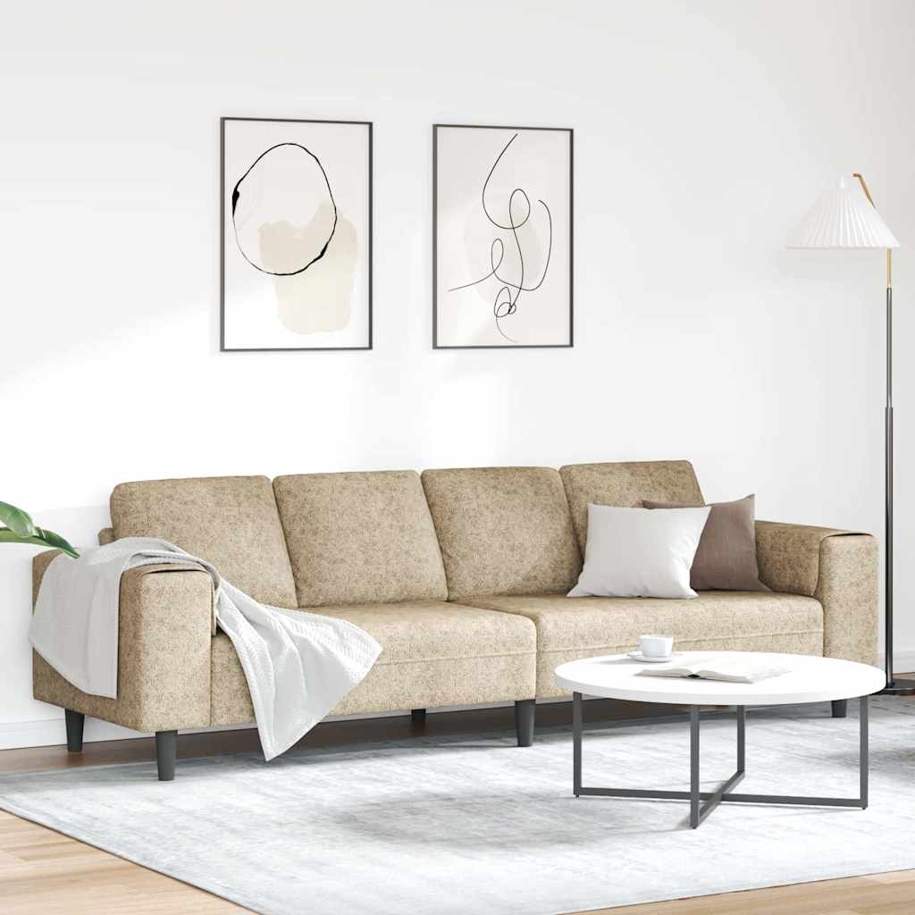 vidaXL Sofa do salonu Jasnoszary 250 x 77 x 76 cm