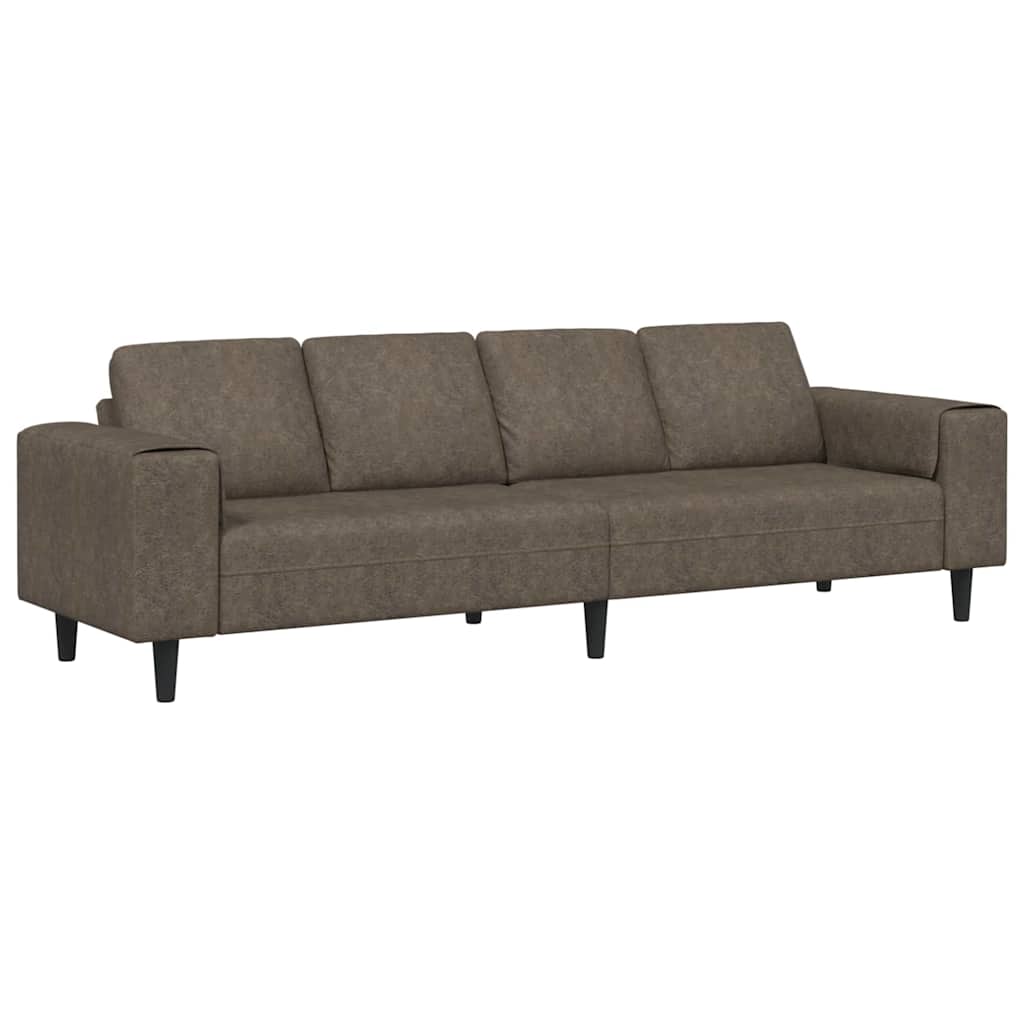 vidaXL Sofa do salonu Ciemnoszary 250 x 77 x 76 cm