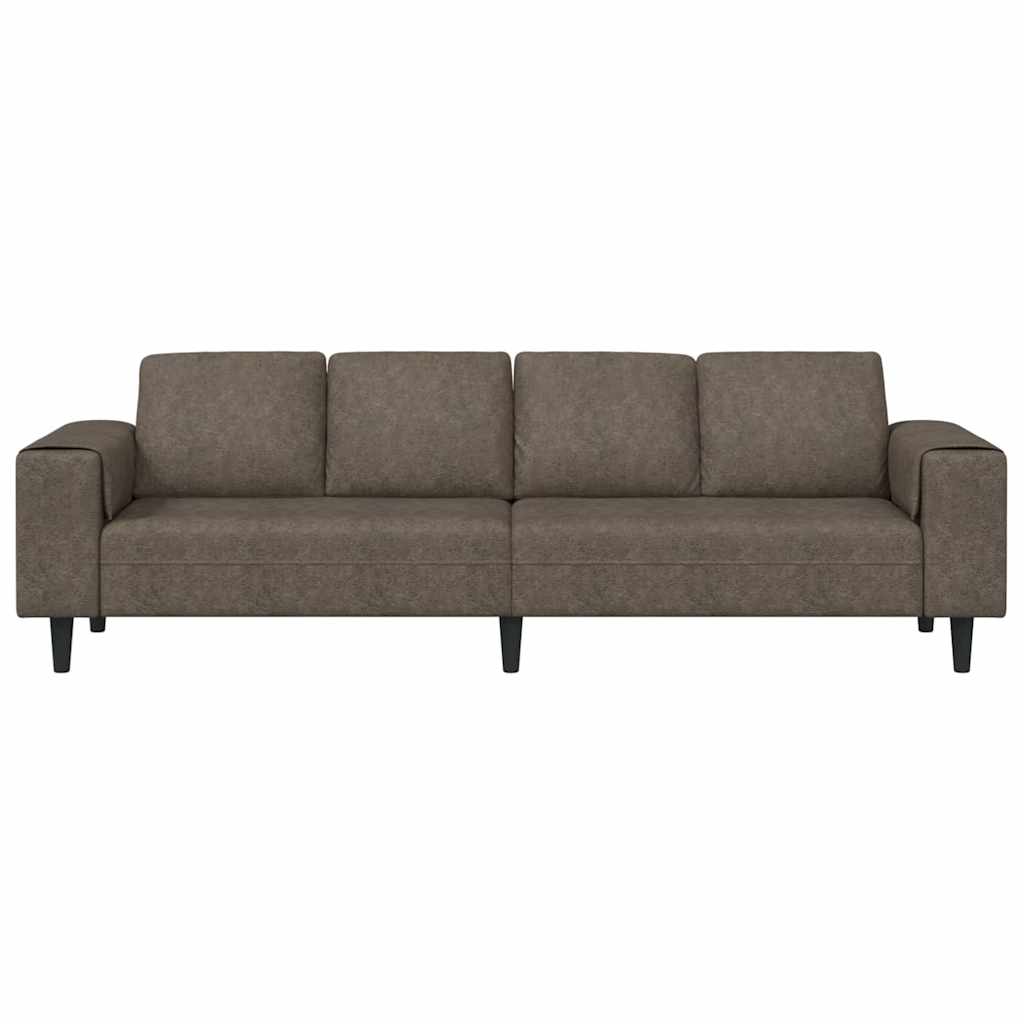 vidaXL Sofa do salonu Ciemnoszary 250 x 77 x 76 cm