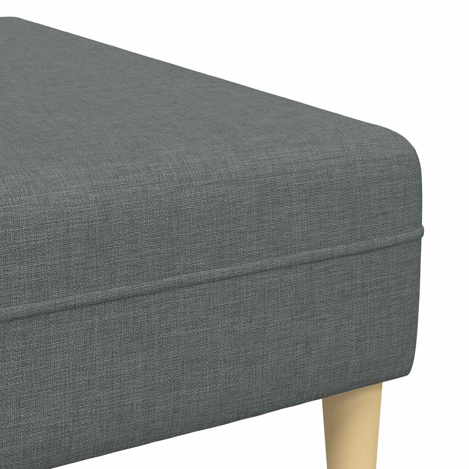 vidaXL Sofa do salonu 3 pcs Ciemnoszary Poliester