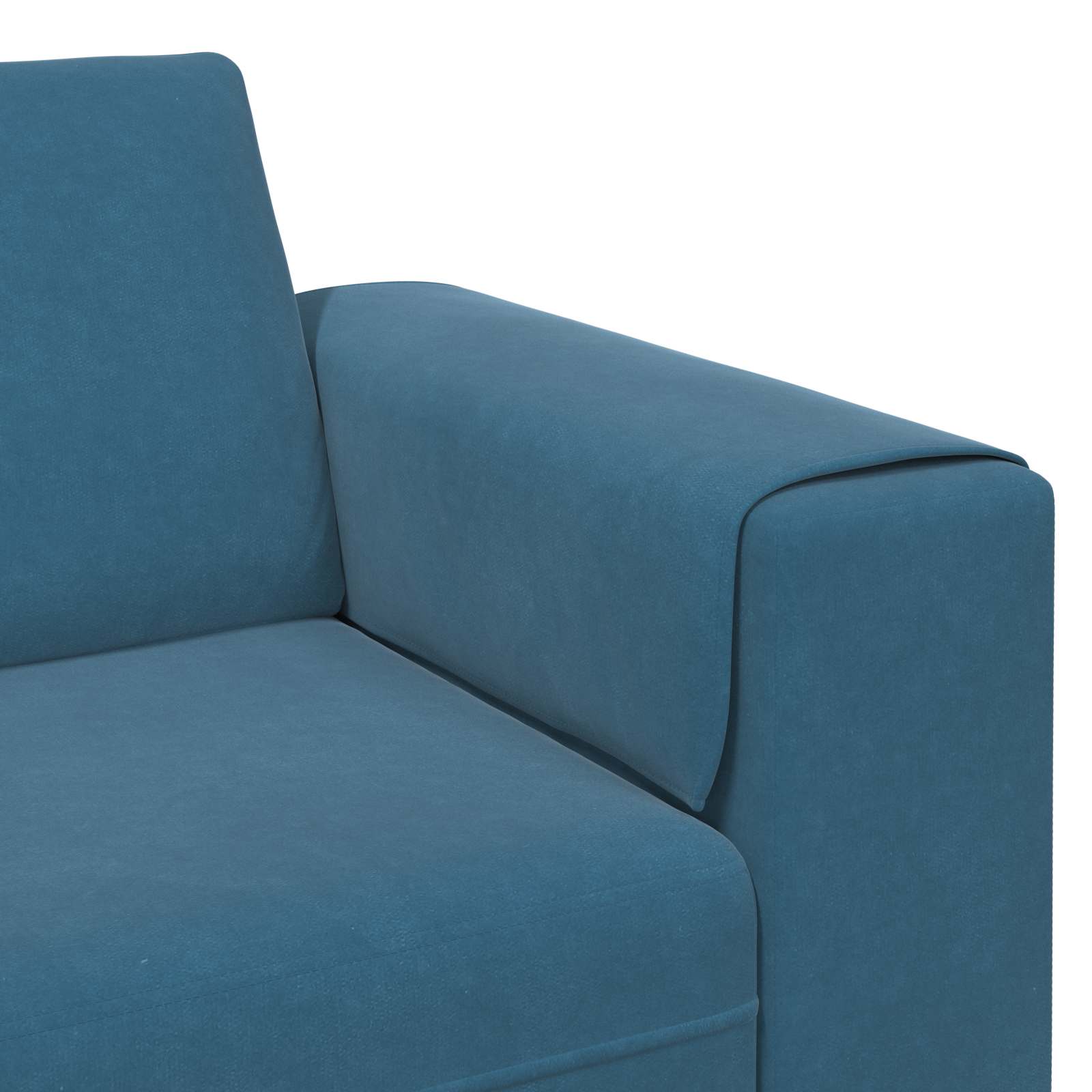 vidaXL Sofa do salonu 3 pcs Niebieski 250 x 188 x 76 cm