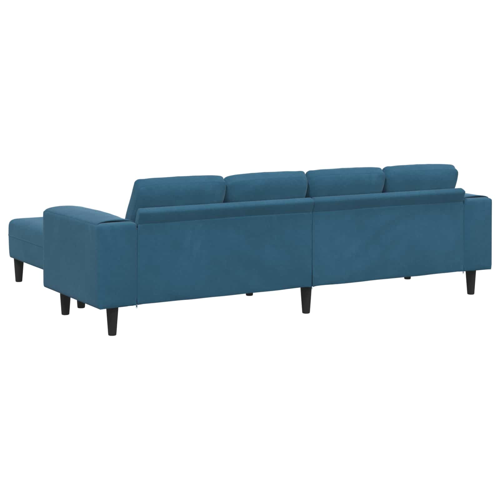 vidaXL Sofa do salonu 3 pcs Niebieski 250 x 188 x 76 cm