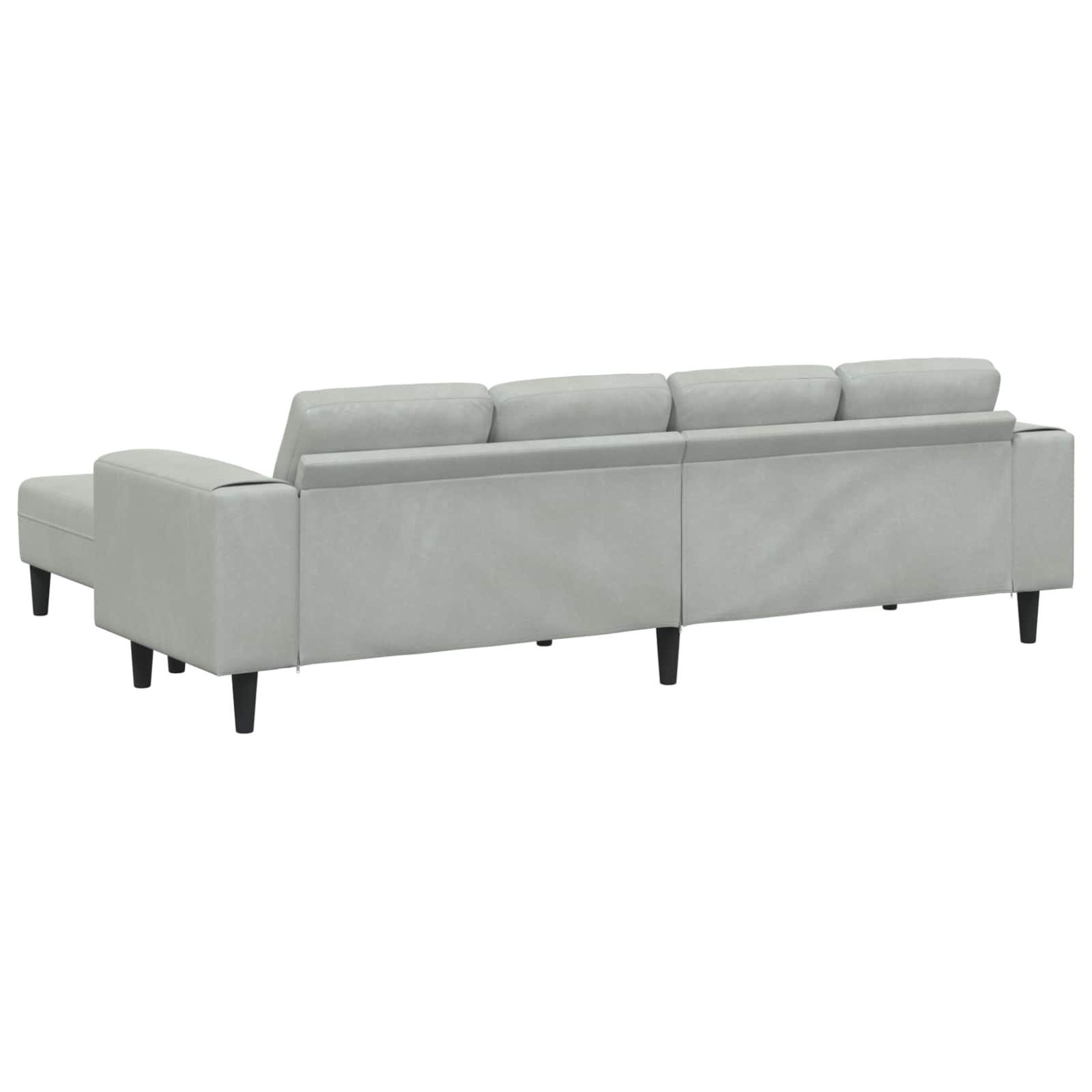vidaXL Sofa do salonu 3 pcs Jasnoszary 250 x 188 x 76 cm