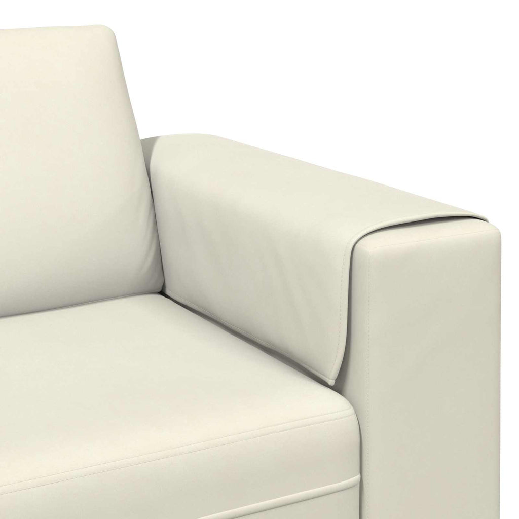 vidaXL Sofa do salonu 3 pcs Kremowy 250 x 188 x 76 cm