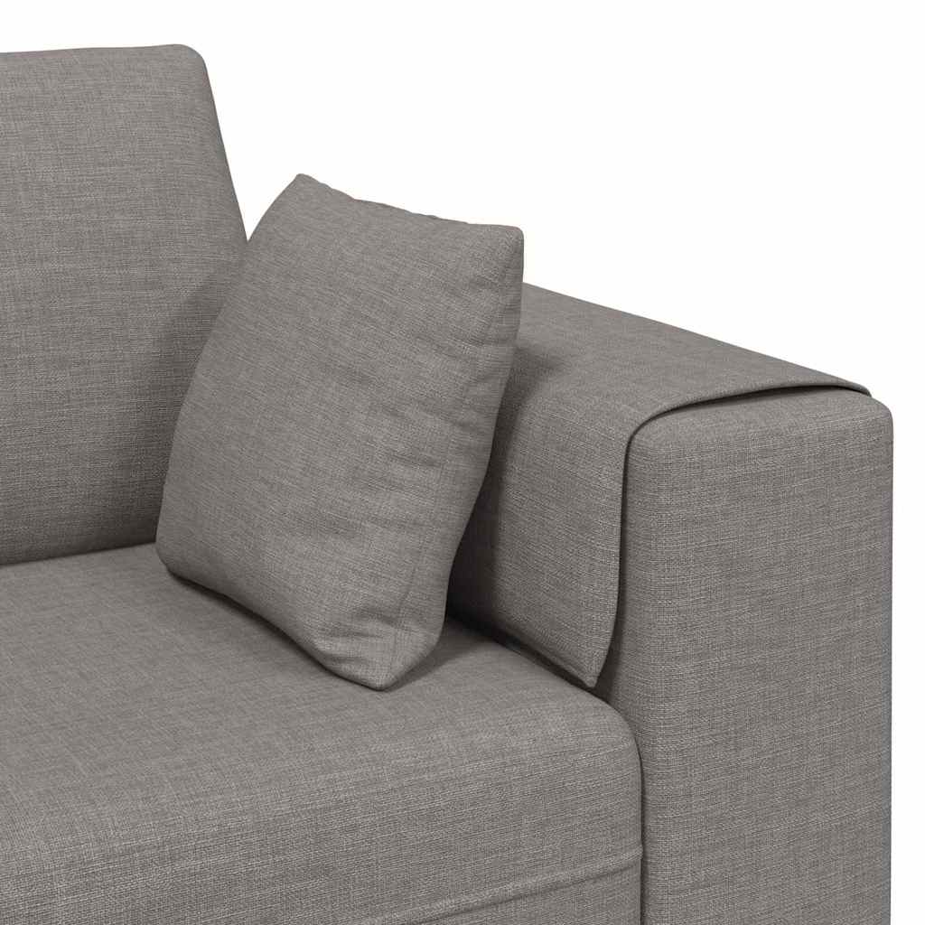 vidaXL Sofa z poduszką Ciemnoszary 250 x 77 x 76 cm tkanina