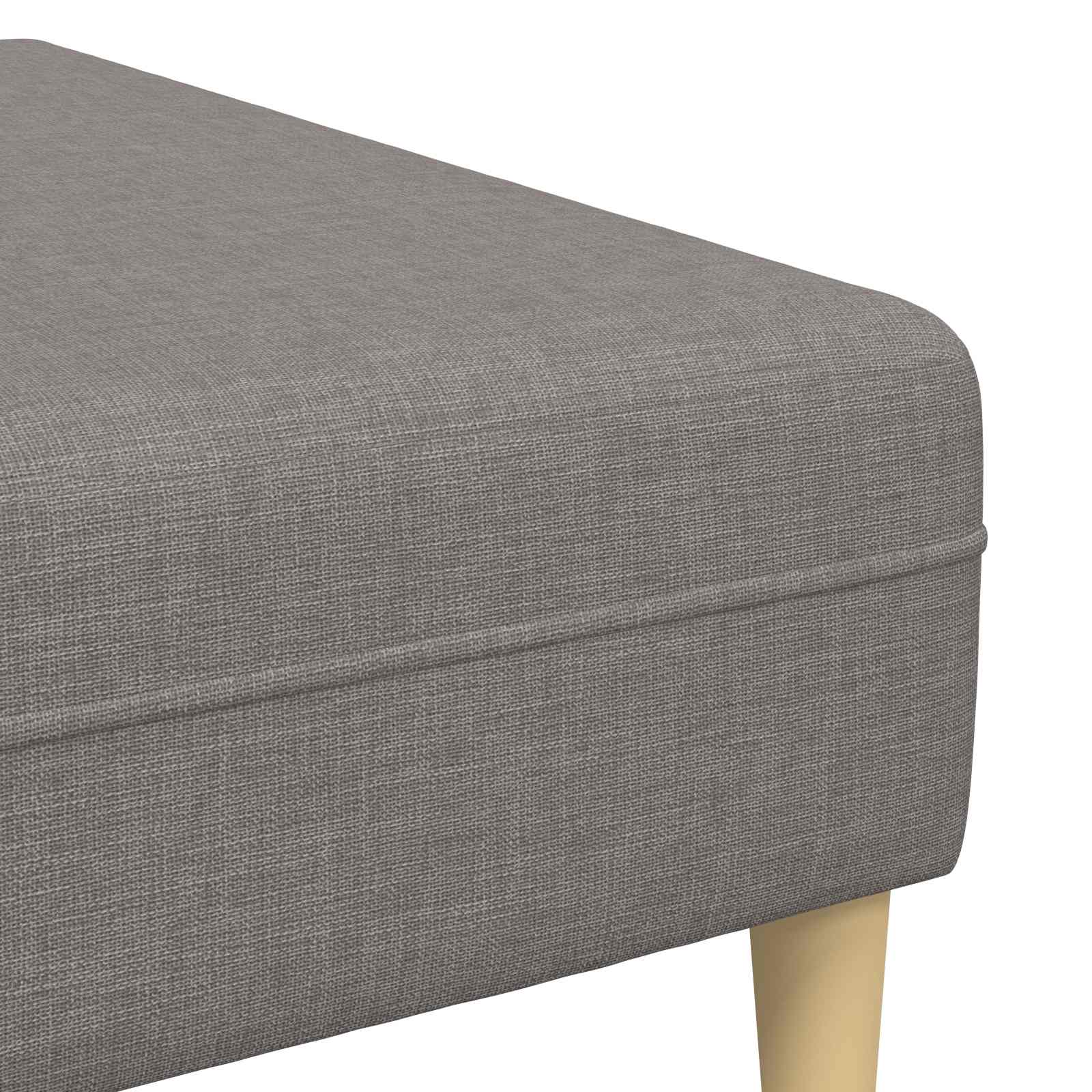 vidaXL Sofa z poduszką 3 pcs Ciemnoszary tkanina