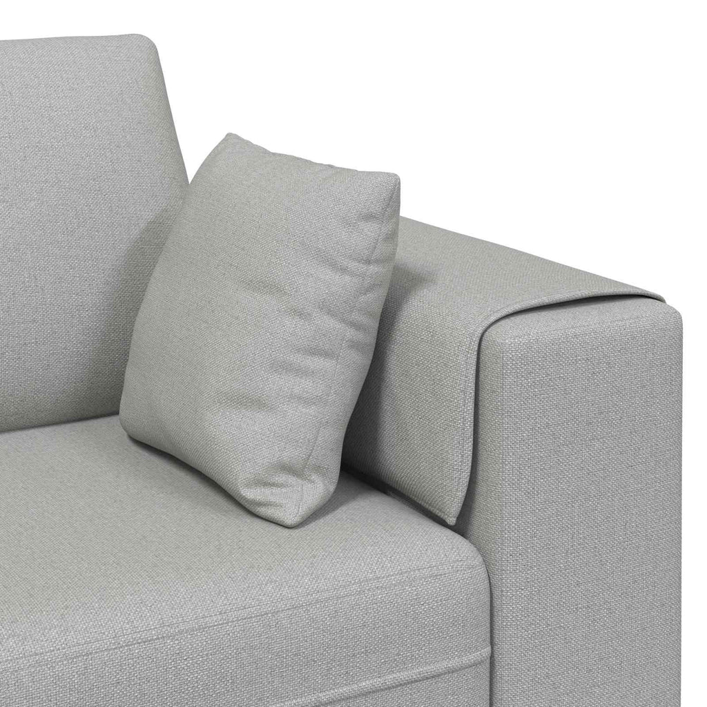vidaXL Sofa 3 pcs Szary chmur 250 x 188 x 76 cm tkanina