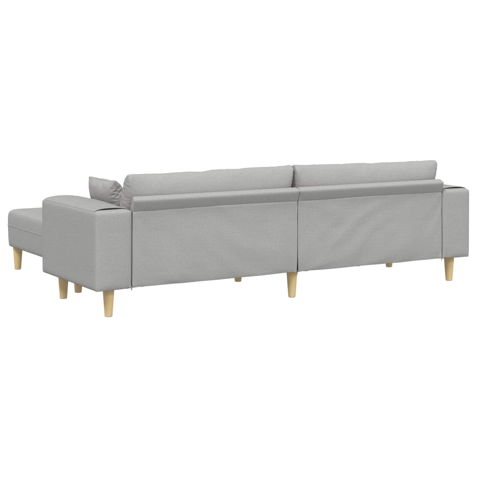 vidaXL Sofa 3 pcs Szary chmur 250 x 188 x 76 cm tkanina