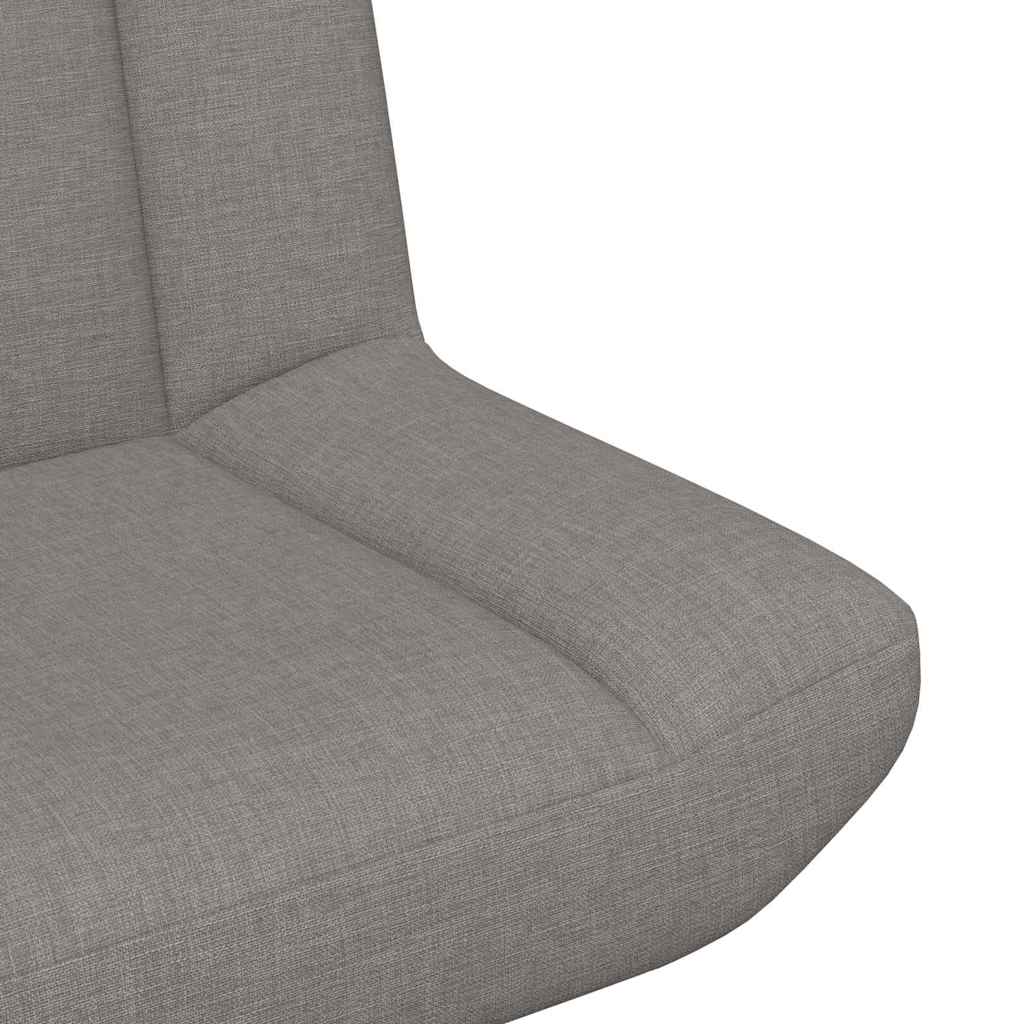 vidaXL Fotel obrotowy Ciemnoszary 63 x 75 x 76 cm tkanina