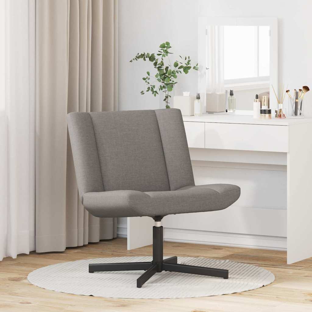 vidaXL Fotel obrotowy Ciemnoszary 63 x 75 x 76 cm tkanina